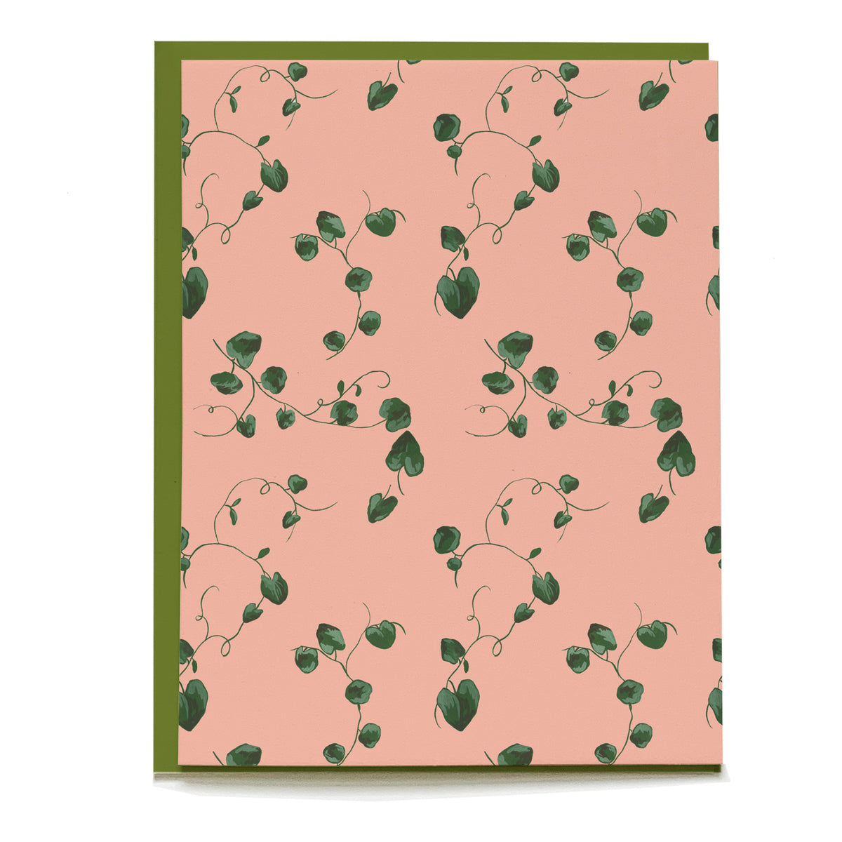 Ladybugs Blank Card by Pen+Pillar with a green envelope