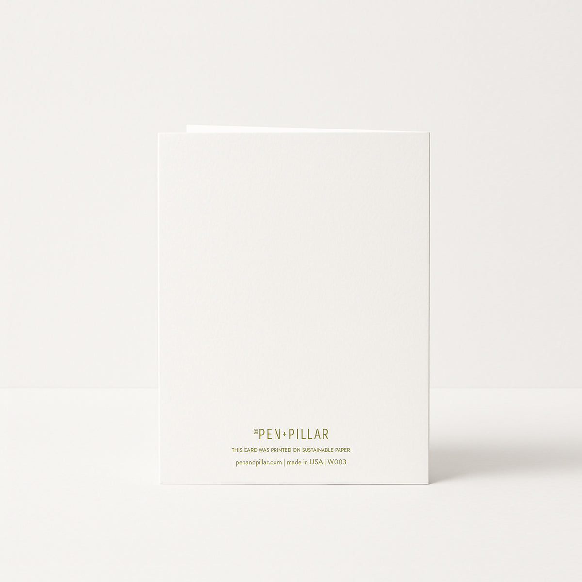 Back of the Penelope Wedding Card