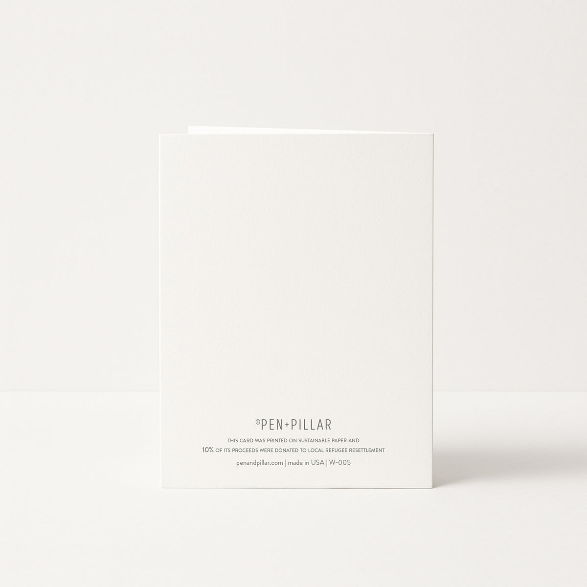 Back of the Decorative Cake Wedding Card