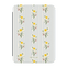 Springtide Kindle case featuring a floral design with yellow and white flowers on a striped blue background.