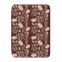 Thicket Kindle case featuring a floral pattern in pink and green on a burgundy background.