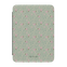 Vine+Bloom Kindle case featuring a floral pattern in pink and green on a light background.