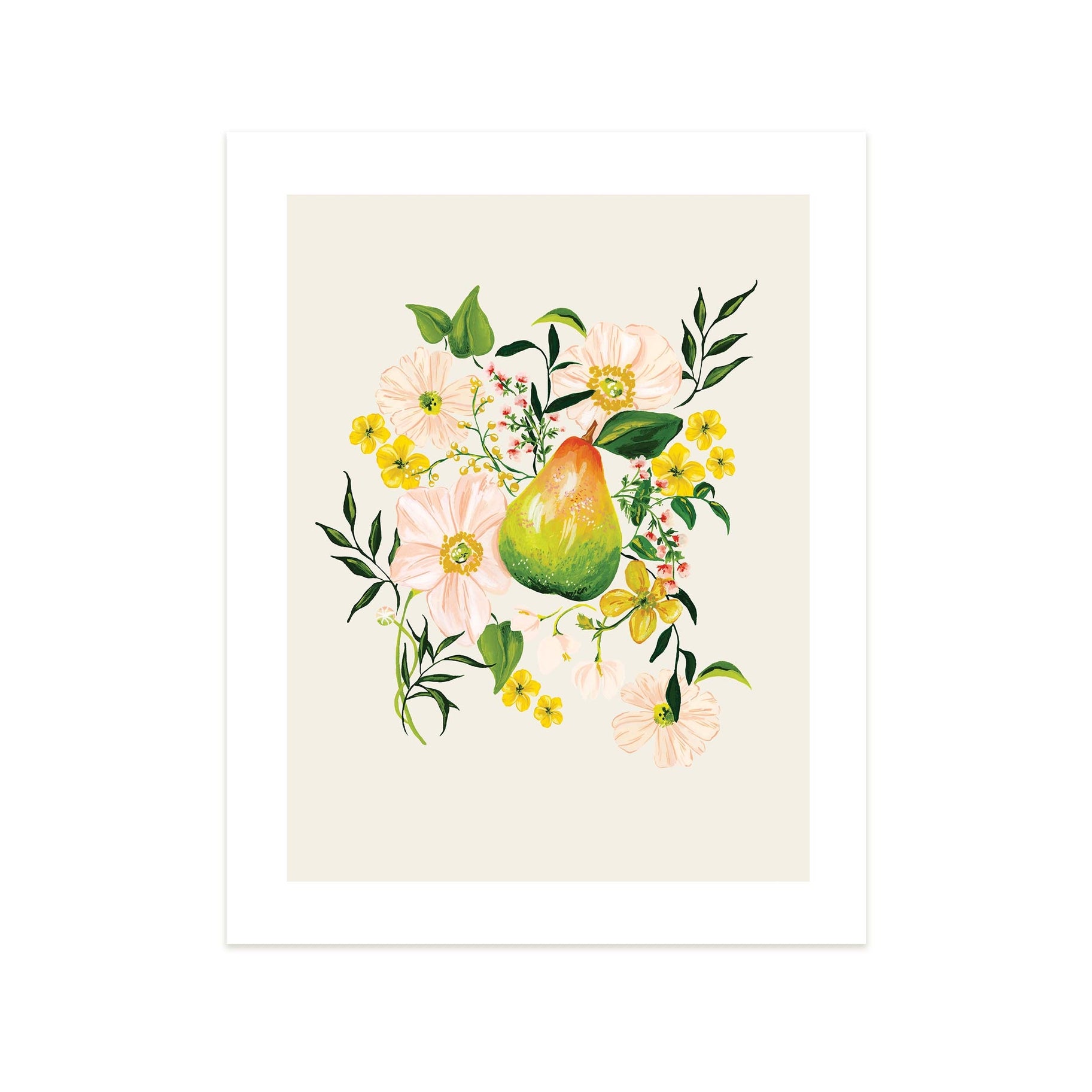 Pear Orchard Art Print