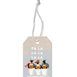 Penguin Carolers Gift Tags