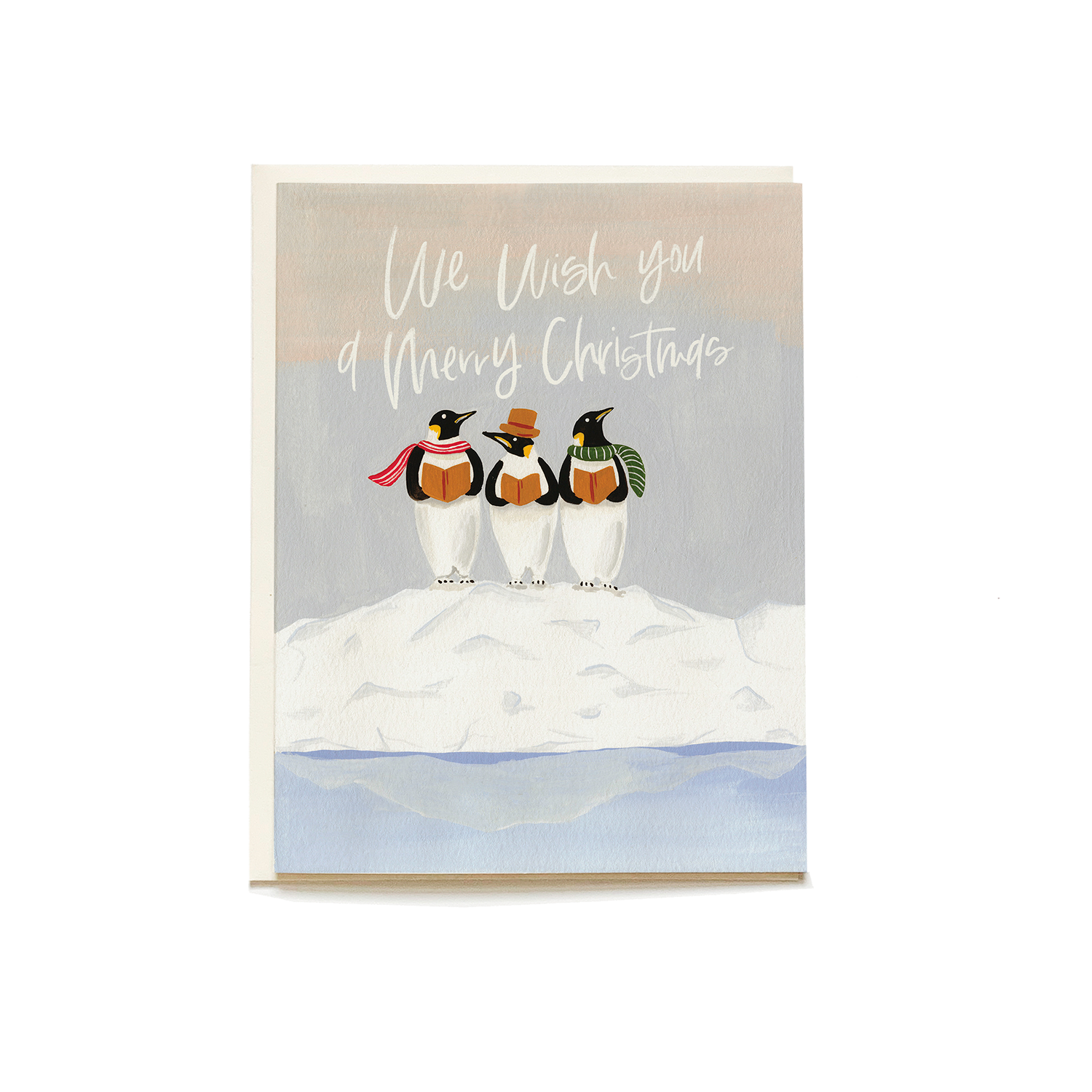 Penguin Carolers Holiday Card