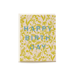 Foliage Birthday Card