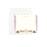 Garden Rose Personalized Flat Notes